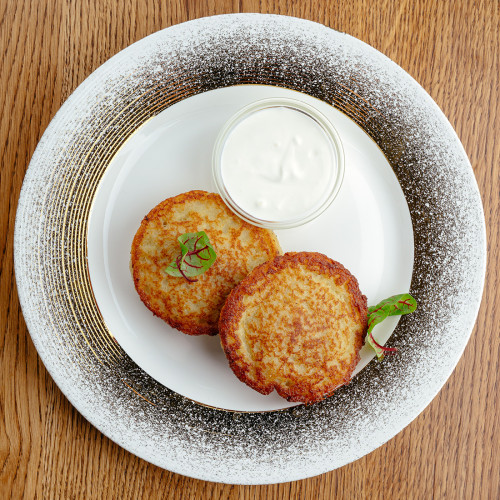 Картофельные оладьи с мясом как у бабушки 380 г.