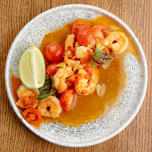 Острые креветки 260 г.