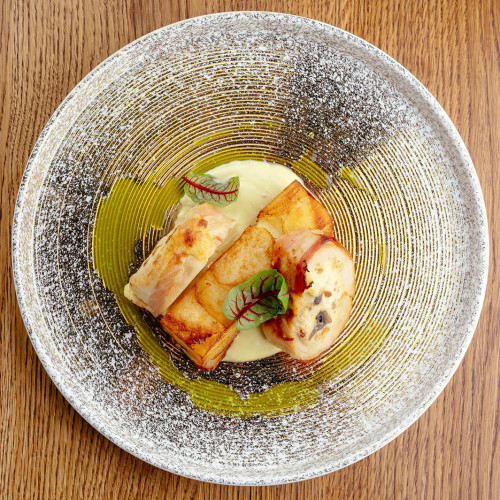 Рулет из куриного филе с картофельным гратеном 280 г.