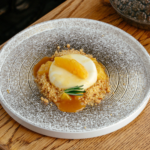 Панна-котта с фруктами 120 г.