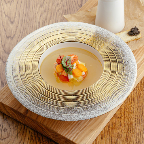 Уха царская с черной икрой 315г.