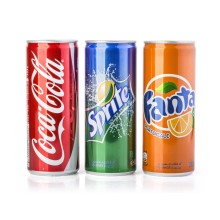 «Fanta», «Coca-Cola», «Sprite» 0,33 л.