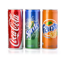 «Fanta», «Coca-Cola», «Sprite» 0,33 л.